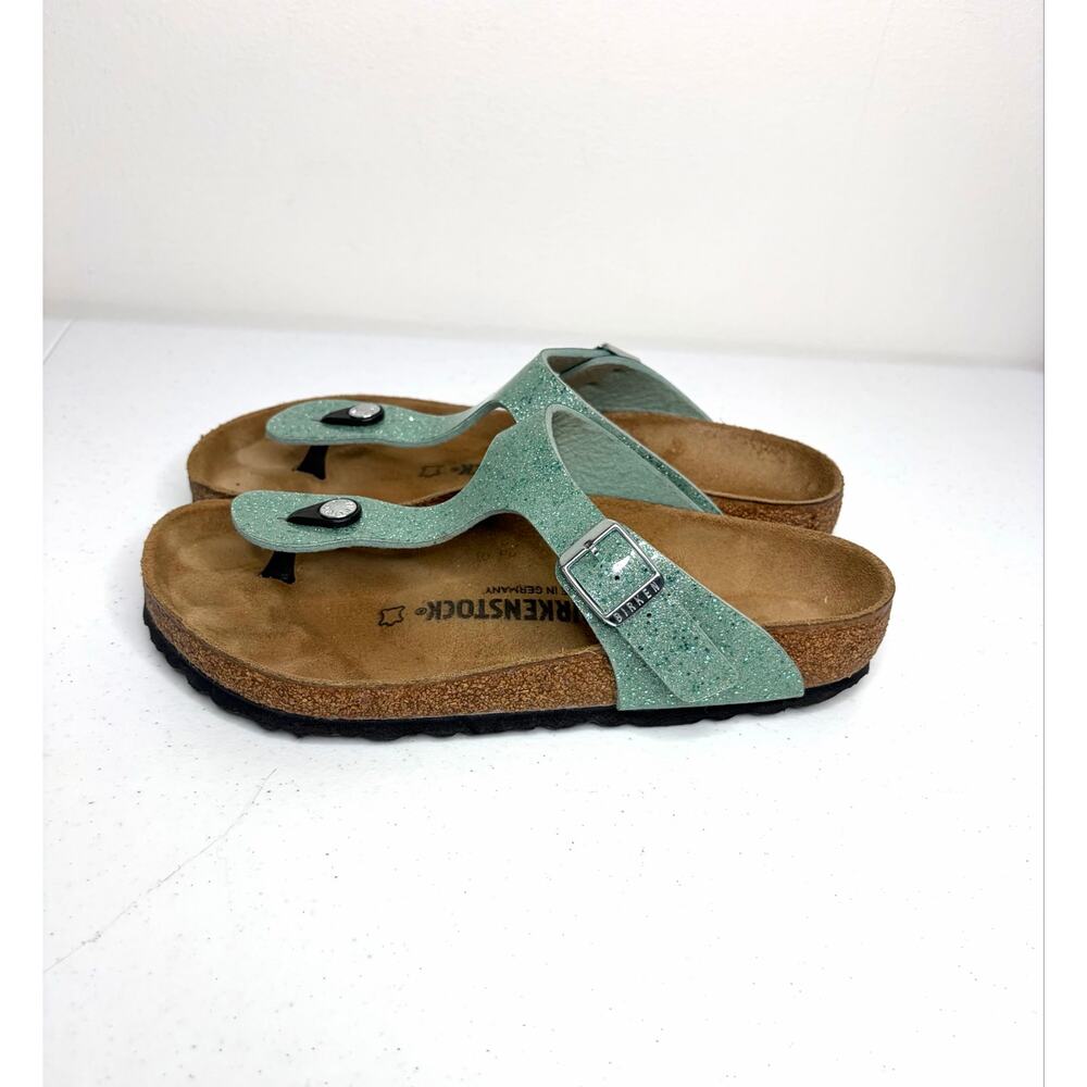 Birkenstock Gizeh Sandals EU 39 Cosmic Sparkle Mineral Beach Coastal Resort - Picture 5 of 11